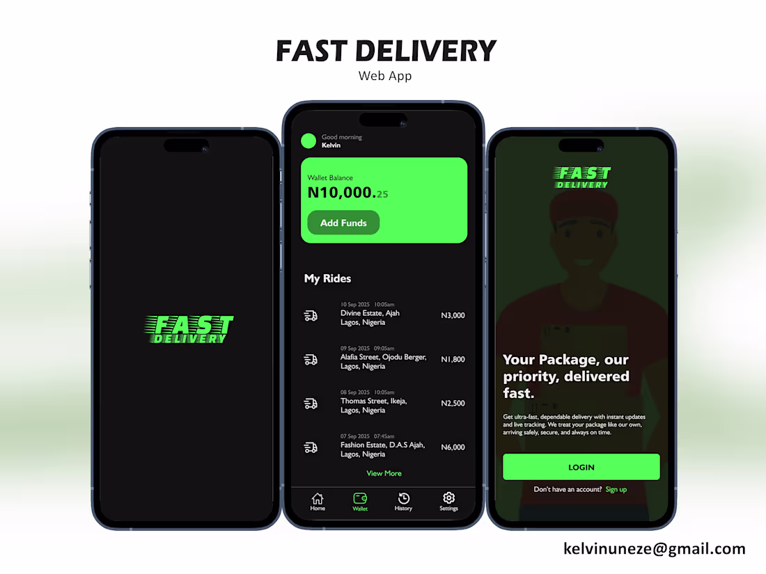 Cover image for Fast Delivery Web App
