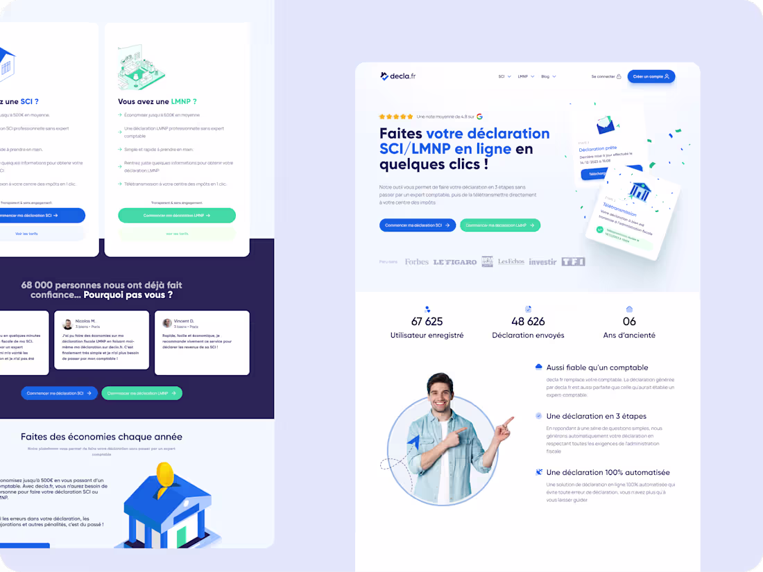 Cover image for Creation of the Decla.fr Webflow Site