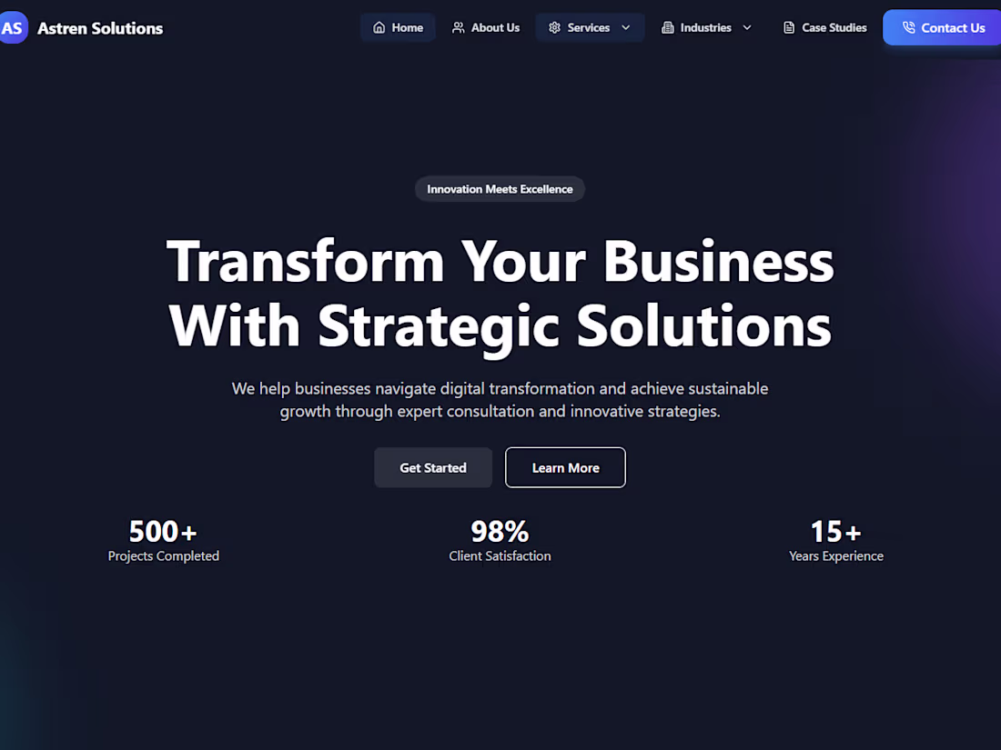 Cover image for Astren Website