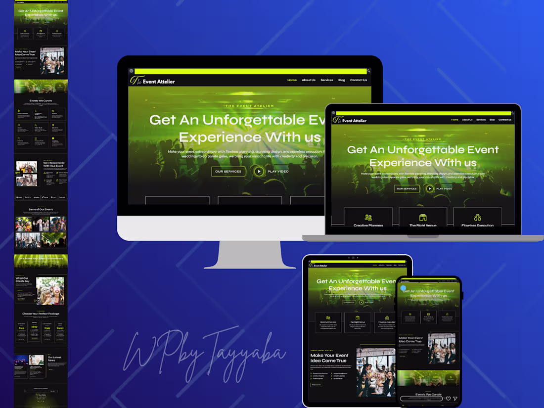 Cover image for Luxury Event Planning & Management Website 