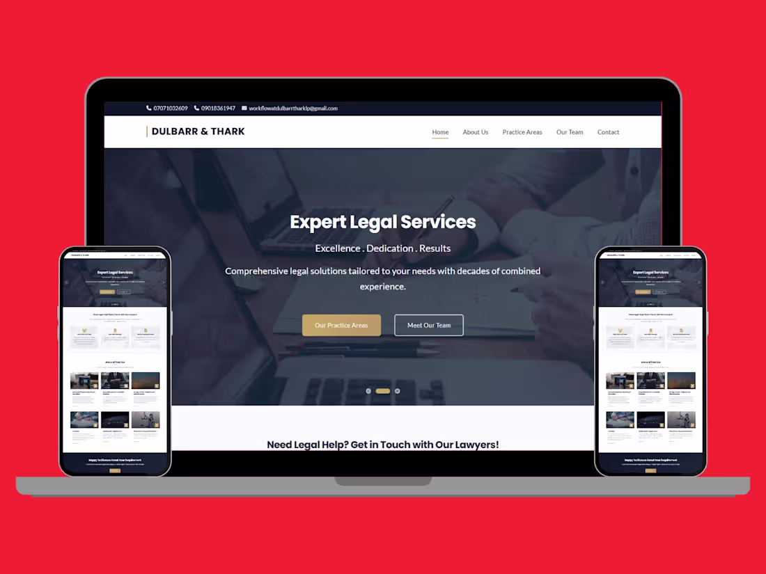 Cover image for Designed a modern, high converting