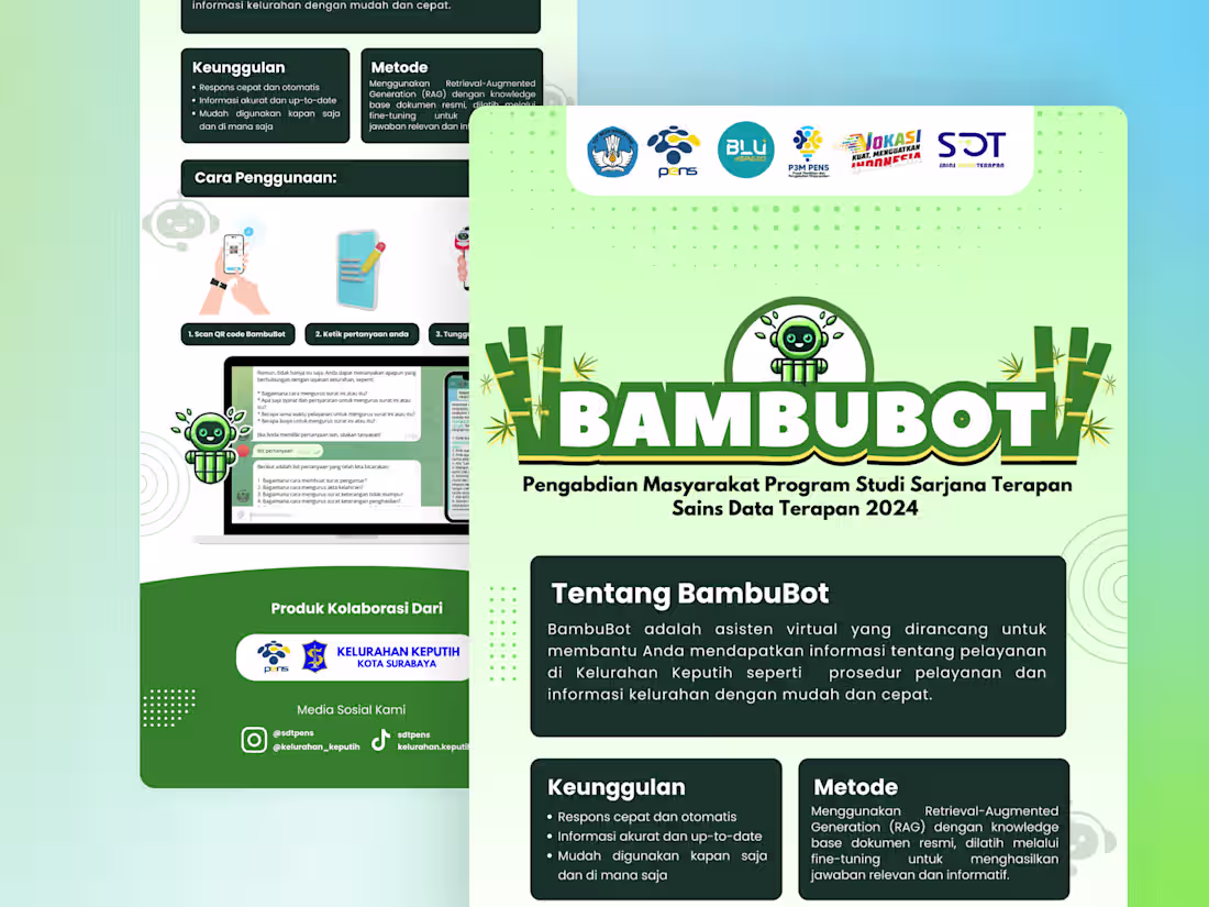 Cover image for Bambubot: AI Chatbot kelurahan keputih