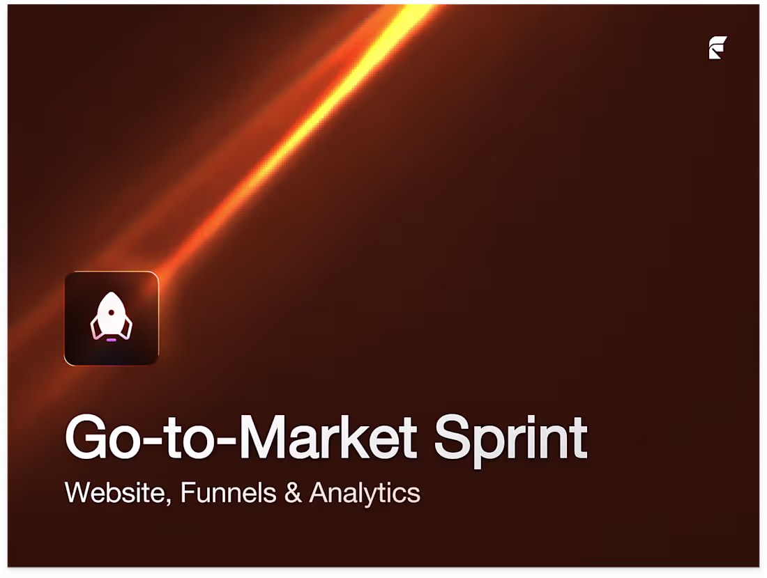Cover image for Go-to-Market Sprint — From Product to First Customers