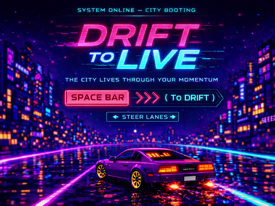 Cover image for Bored of F1?
Drift instead.
SPACE BAR