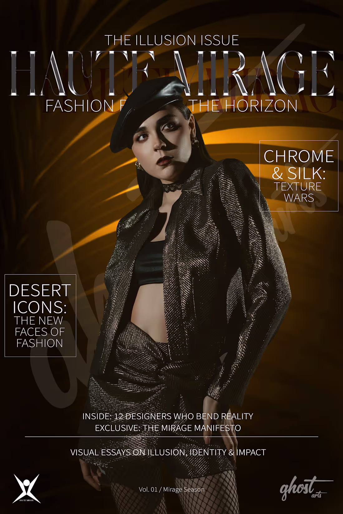 Cover image for Haute Mirage: The Illusion Issue Fashion Beyond the Horizon,...