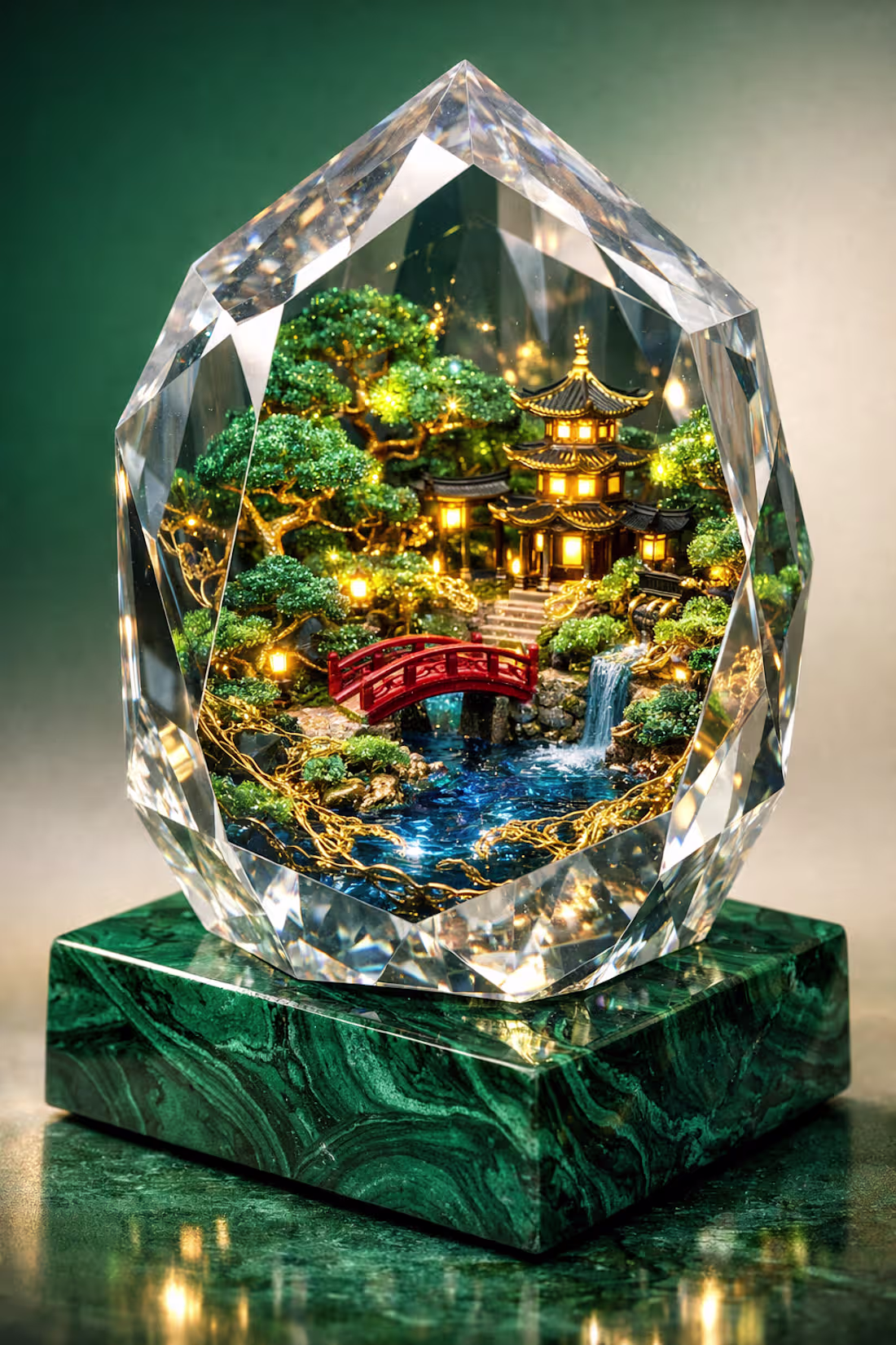 Cover image for Inside this crystal is a