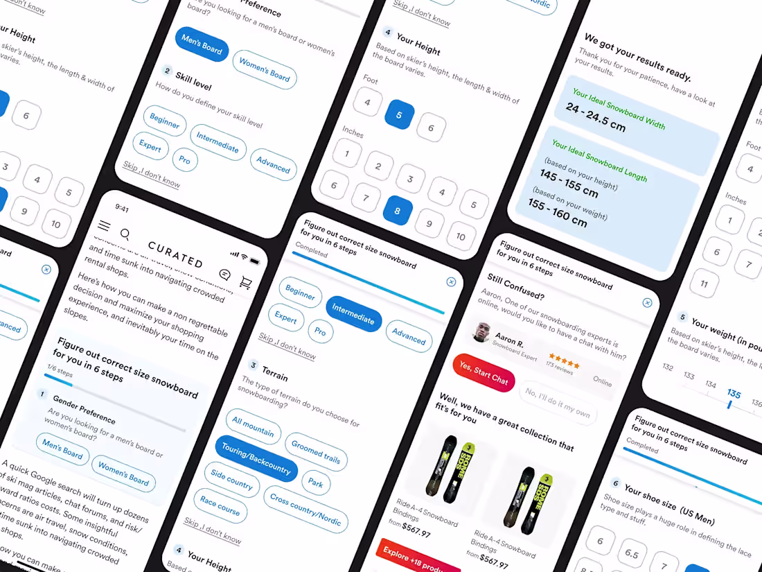 Cover image for Curated - Snowboard Calculator