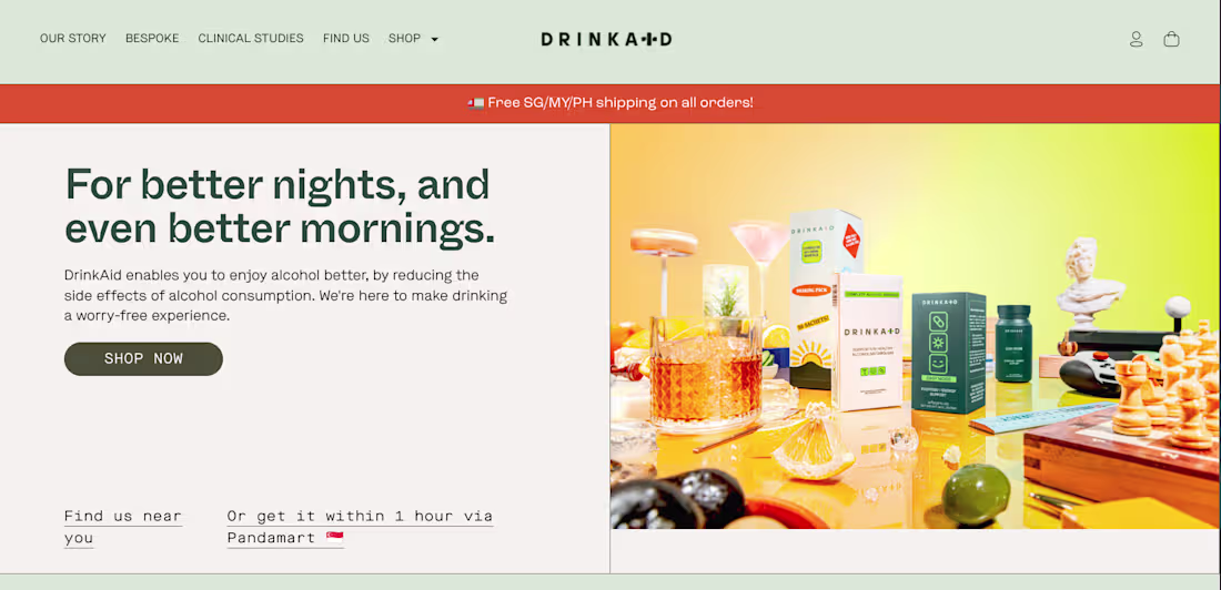 Cover image for Drinkaid - Ecommerce
