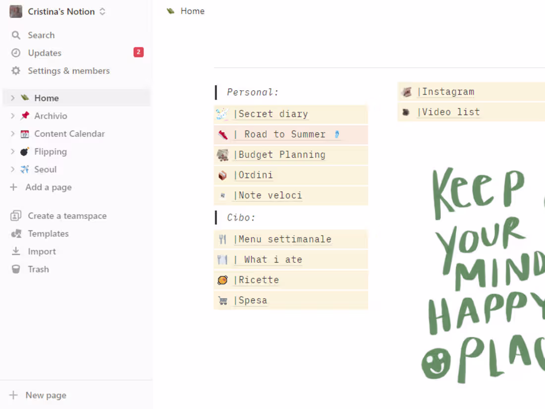Cover image for Notion organizer 