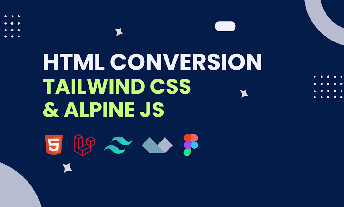 Cover image for Responsive website from figma with tailwind CSS and alpine js