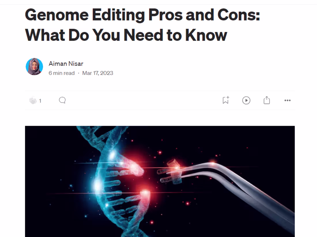 Cover image for AI article writing