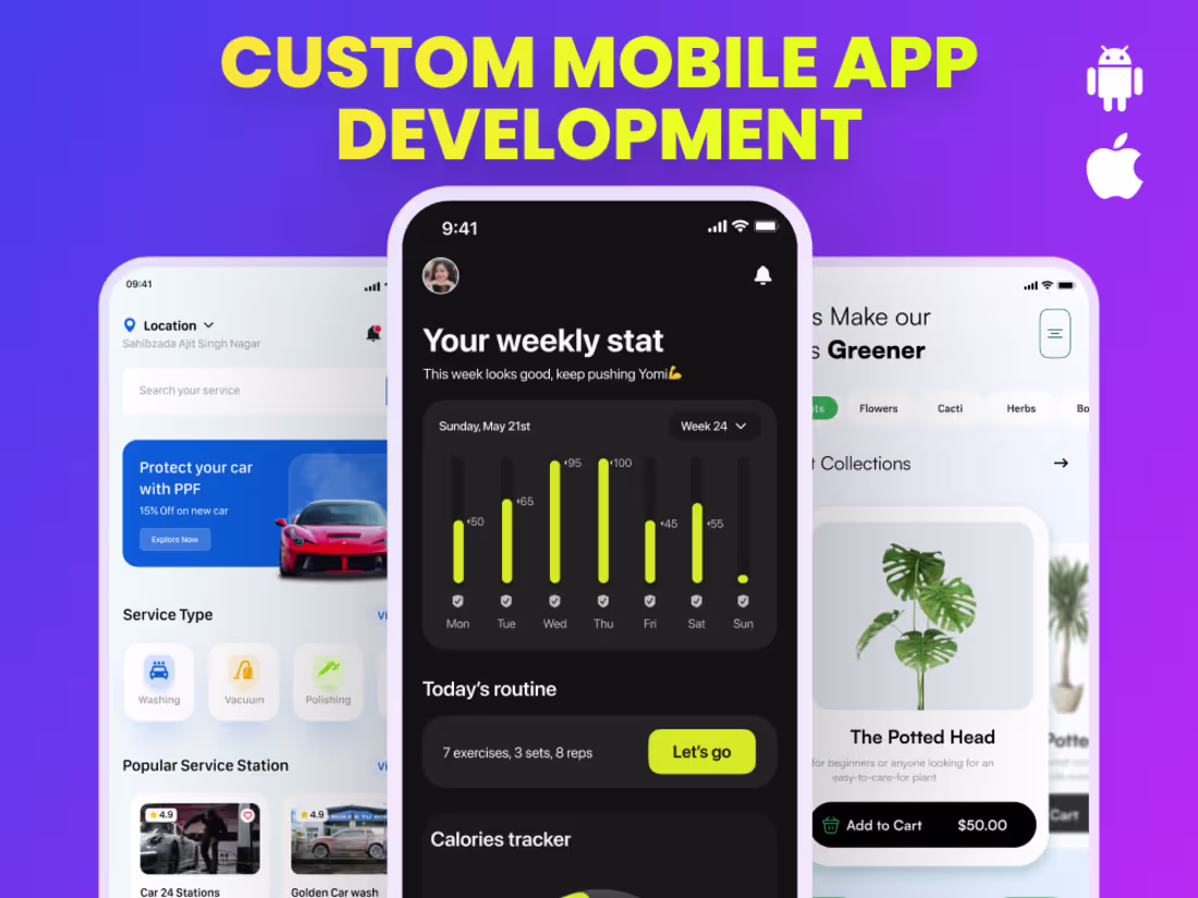 Cover image for Comprehensive Mobile App Development Projects