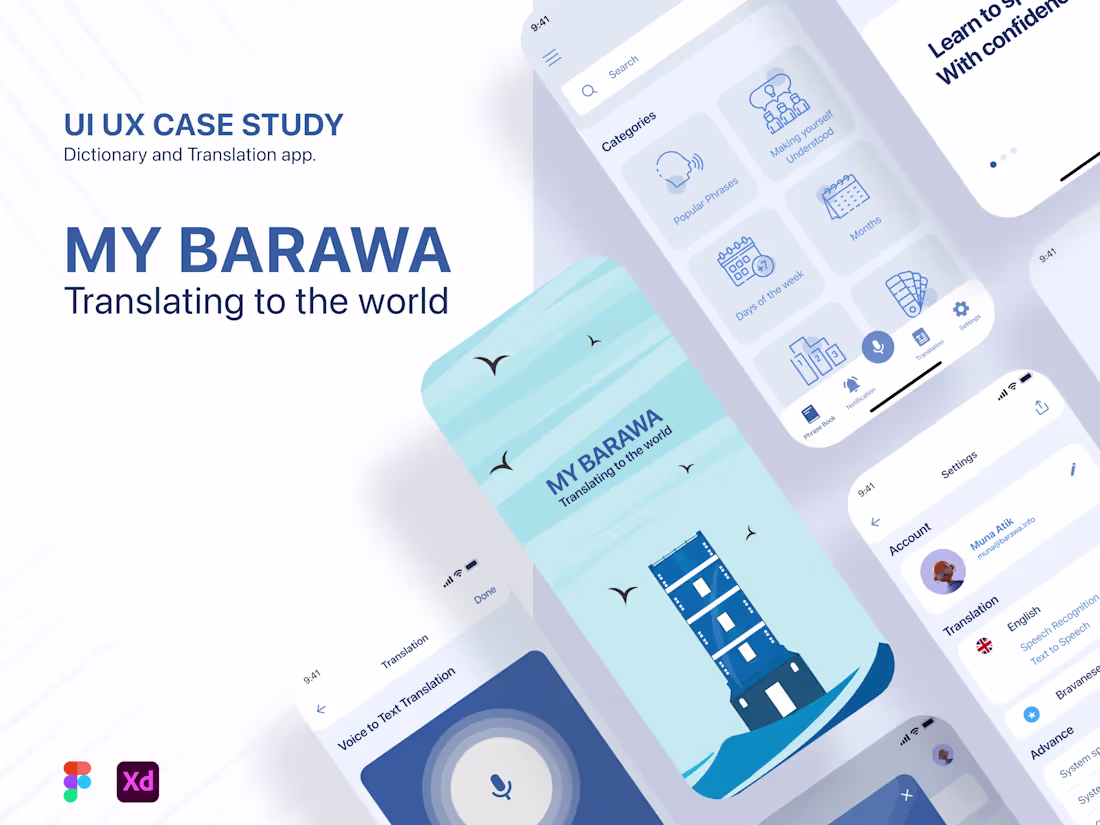 Cover image for My Barawa - Translation & Dictionary App