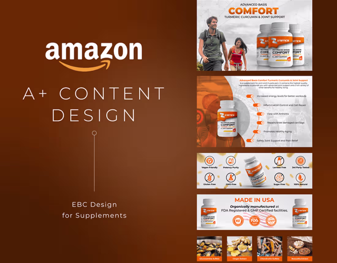Cover image for Amazon EBC Design | Joint Support Supplement