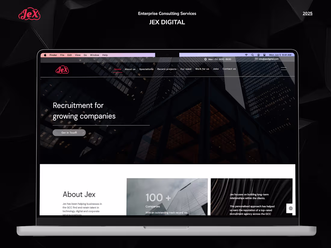 Cover image for Enterprise Consulting Services - Jex Digital