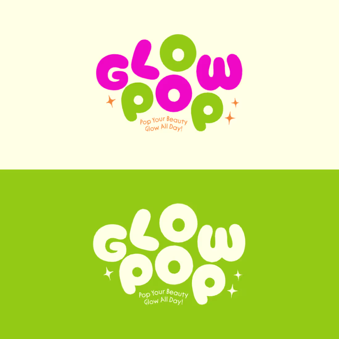 Cover image for Glowpop Logo design 