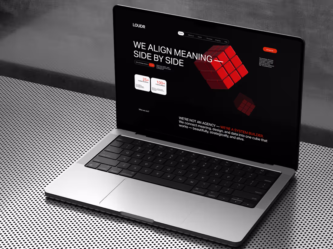 Cover image for Branding for a Marketing Agency LOUDR