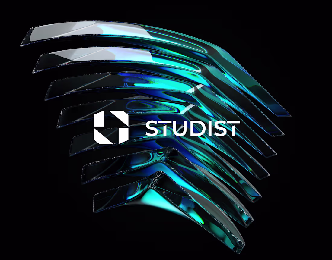Cover image for modern logo, brand identity for studist
