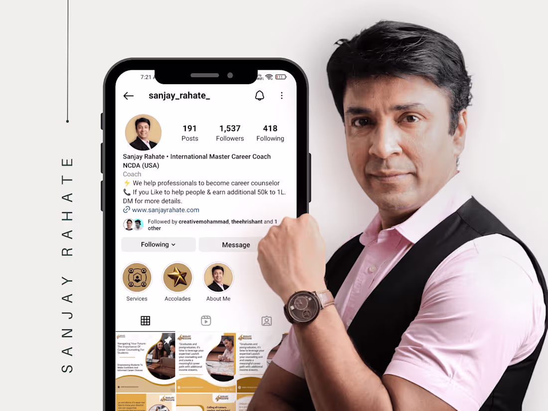 Cover image for Sanjay Rahate • Content Creation