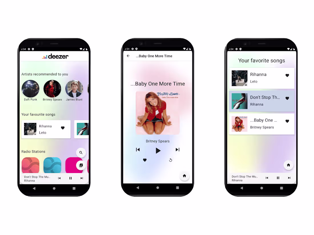 Cover image for Music Player App with Deezer