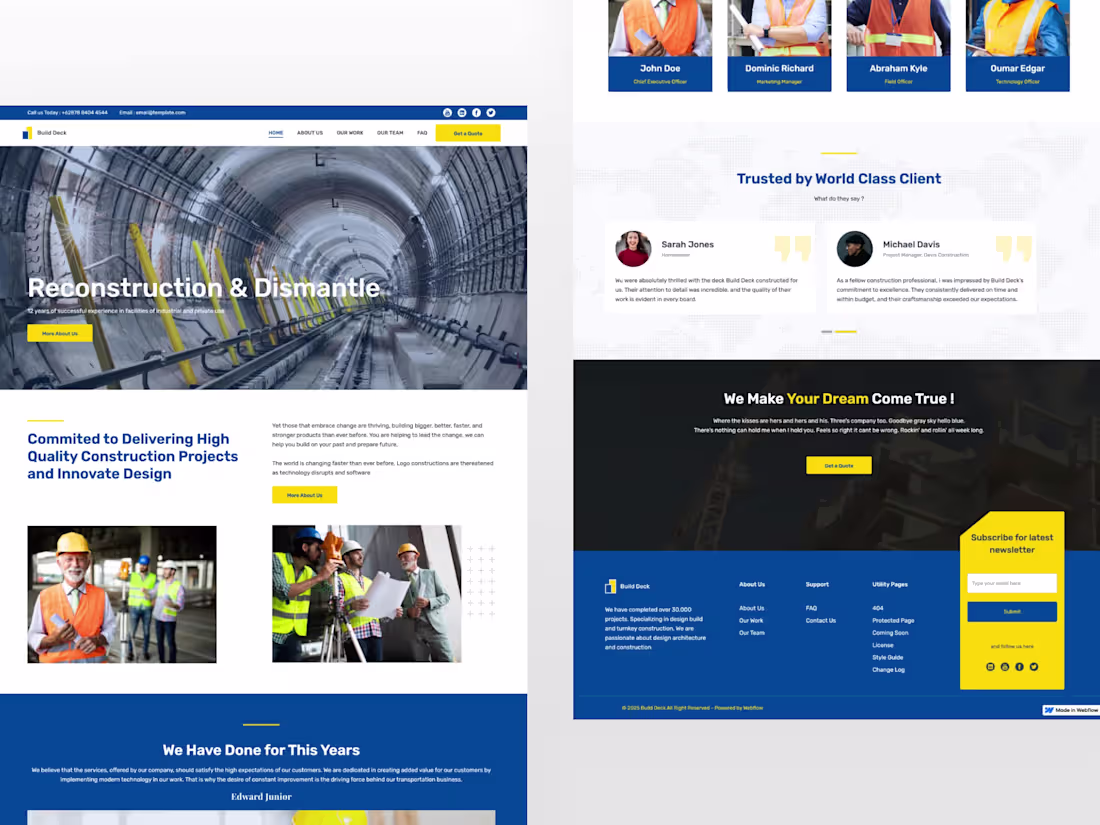 Cover image for Build Deck - Webflow HTML website template