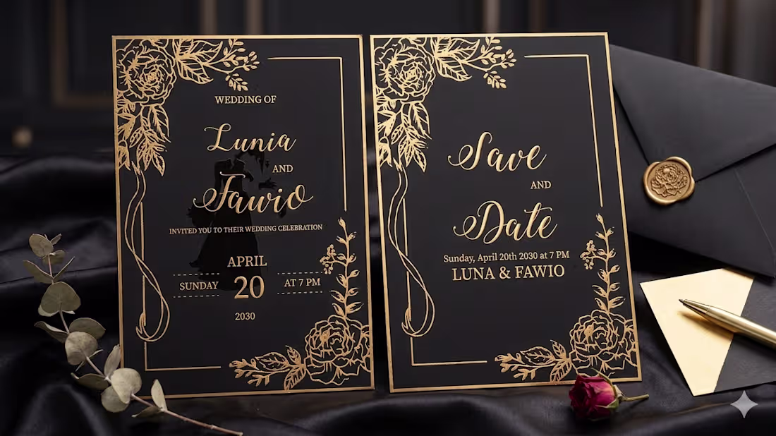 Cover image for Two hearts, one story—designed to