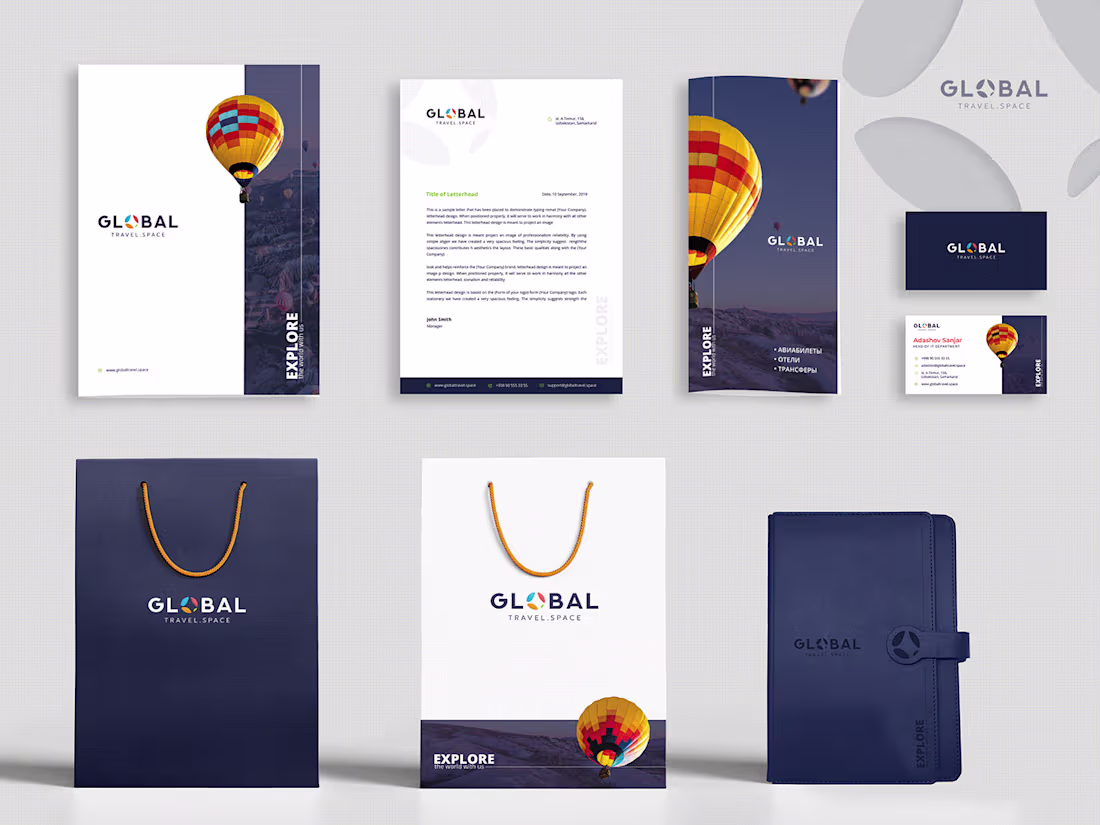 Cover image for BRAND IDENTITY for Travel Company