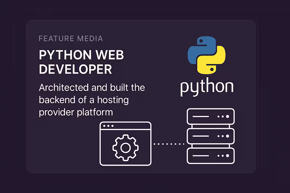Cover image for Backend Architecture Design for Hosting Platform