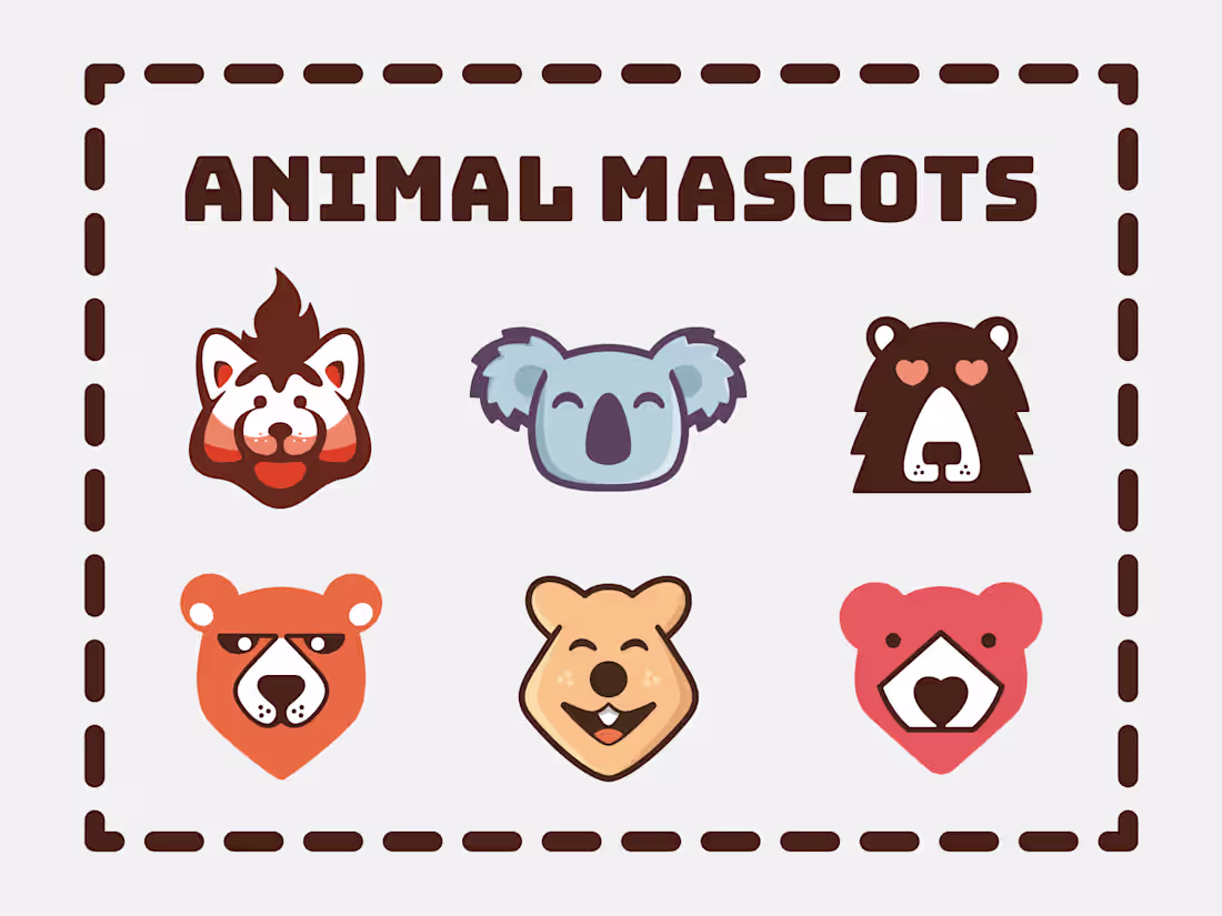 Cover image for Animal Mascots on Behance