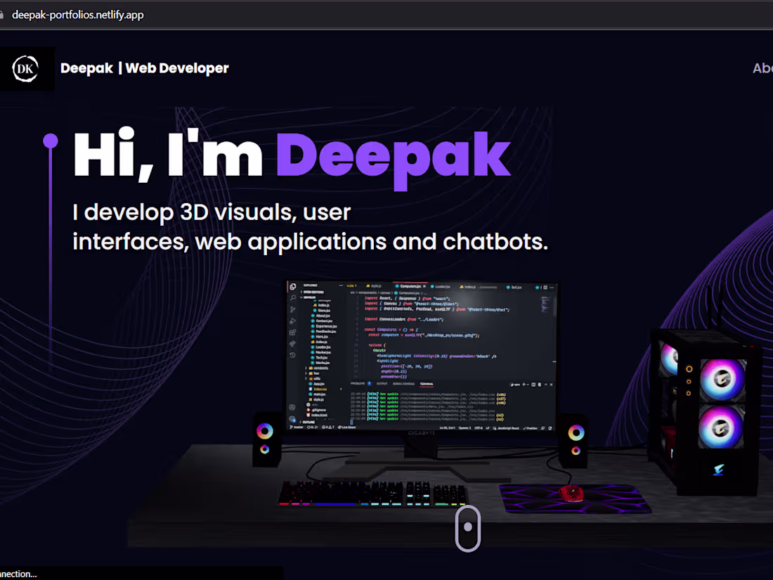 Cover image for Deepak Portfolio