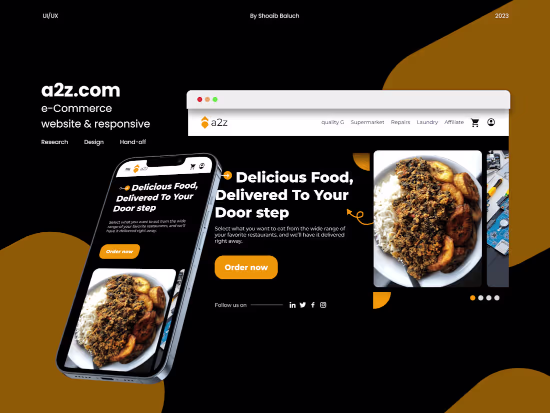 Cover image for UI/UX Design Case Study  for E-Commerce Website