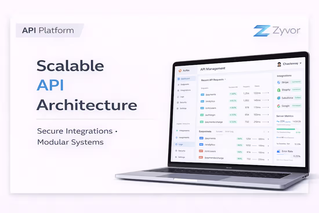 Cover image for Scalable API Architecture for High-Performance Integrations