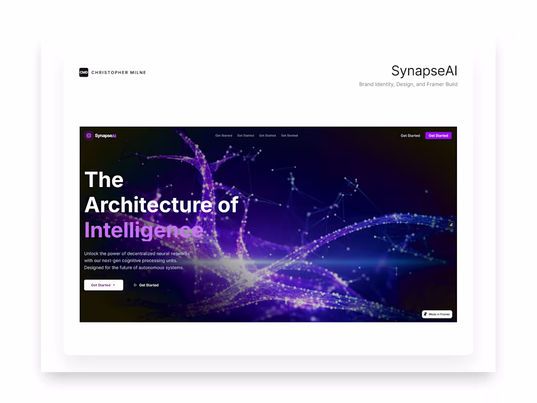 Cover image for Synapse AI - Hero Exploration