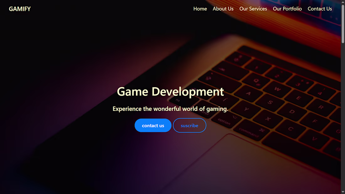 Cover image for Responsive One Page Website —