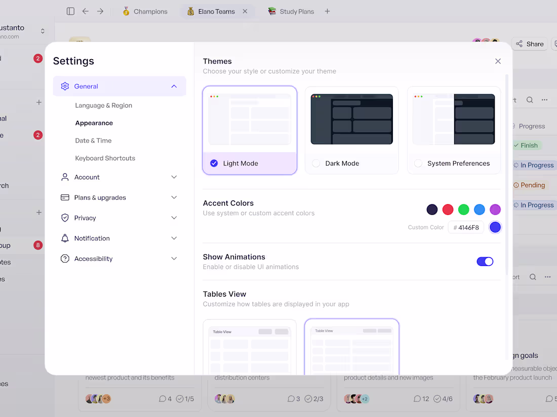 Cover image for Task Management - Settings ⏐ Dashboard