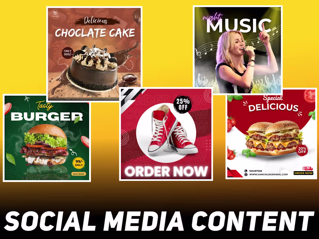 Cover image for I Can Create Engaging Content For All the Social Media Platform 