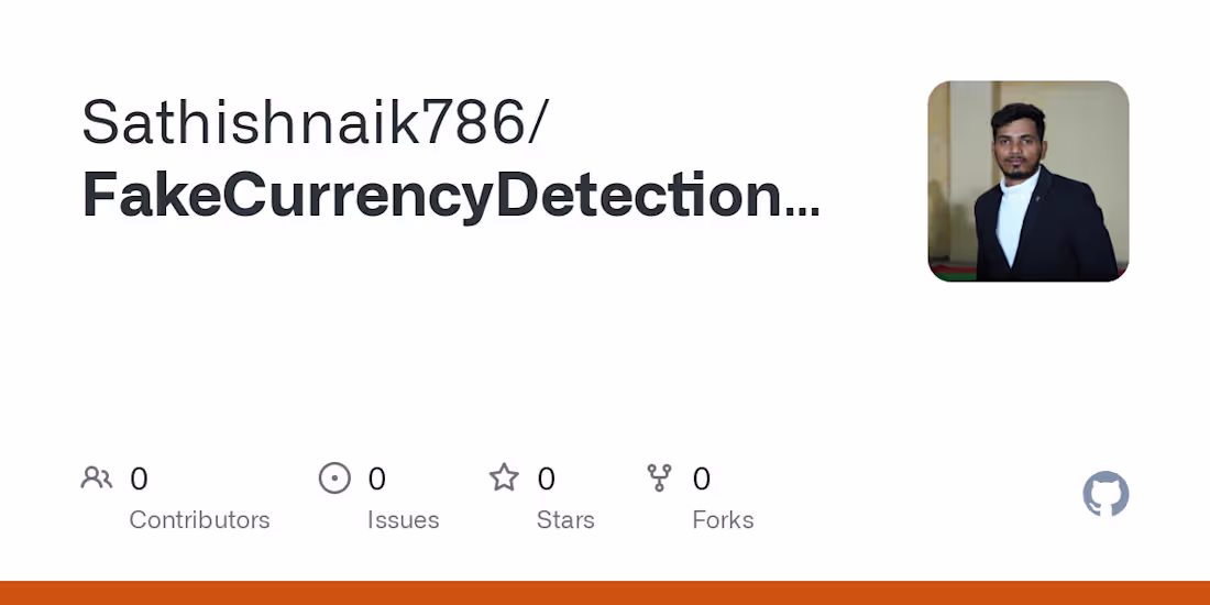 Cover image for Fake Currency Detection Using Machine Learning