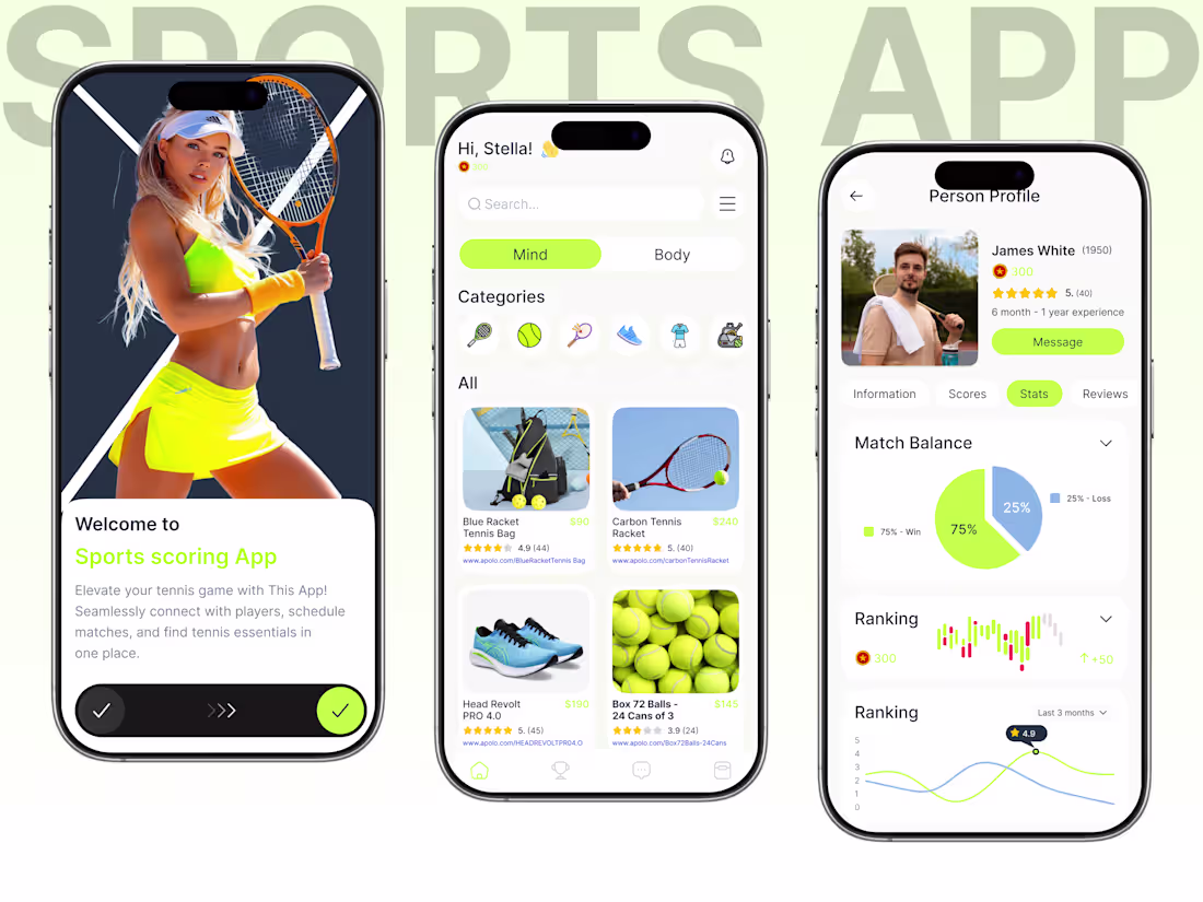 Cover image for Sports Scoring App UI Design