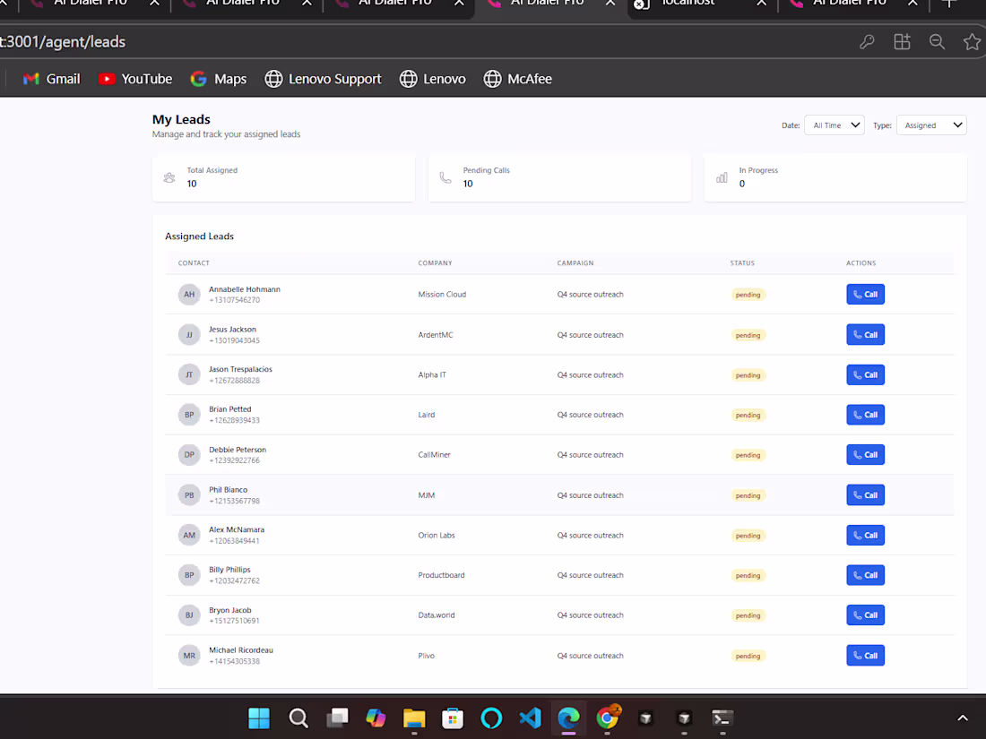 Cover image for AI Dialer Pro