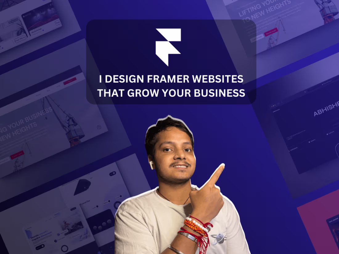 Cover image for Framer website design and development