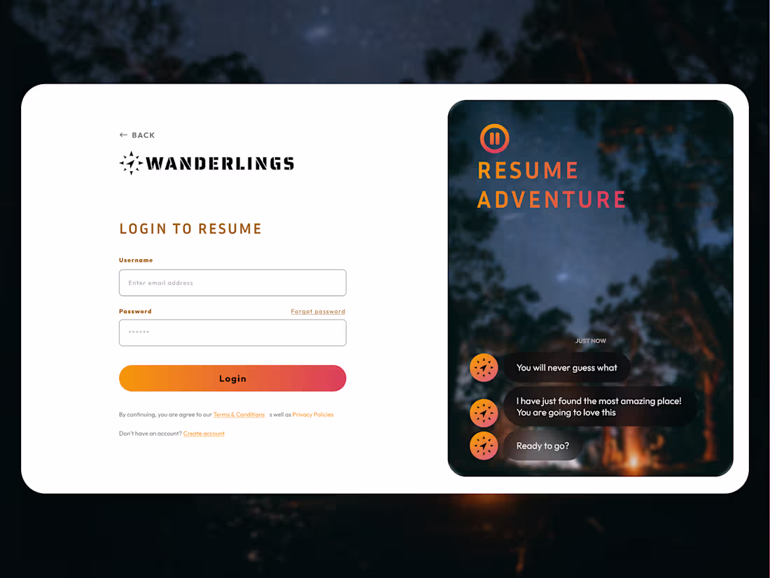 Cover image for Wanderlings Social Travel Platform Development