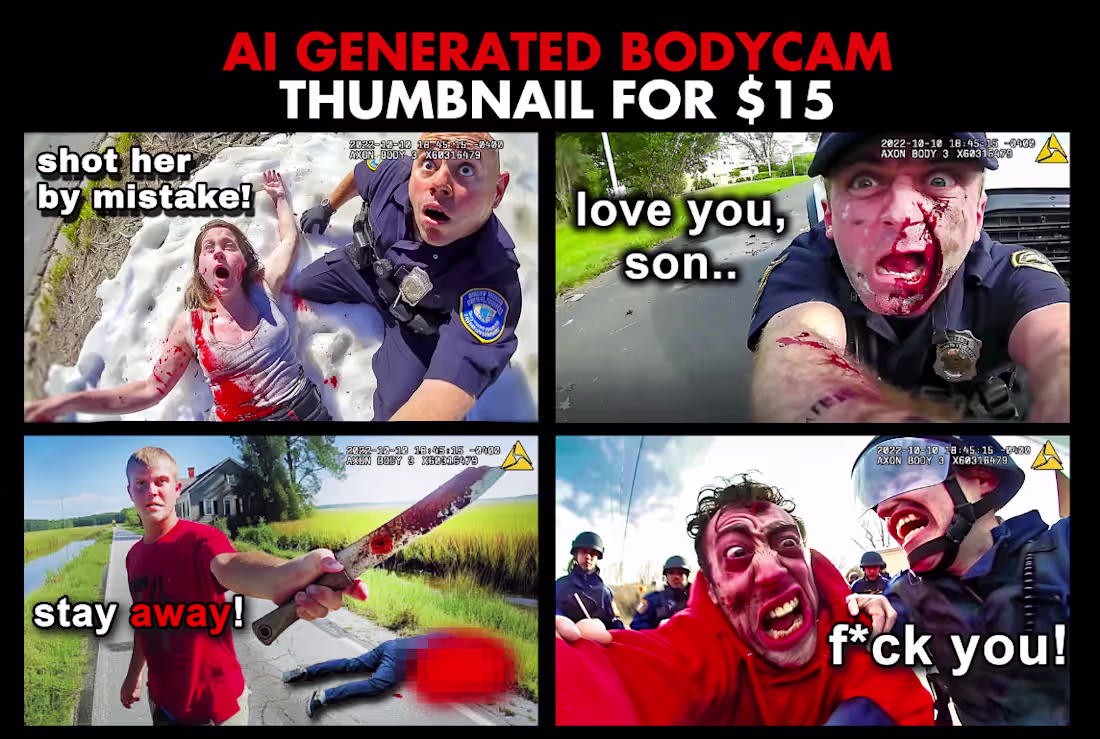 Cover image for AI Generated Bodycam Thumbnail 