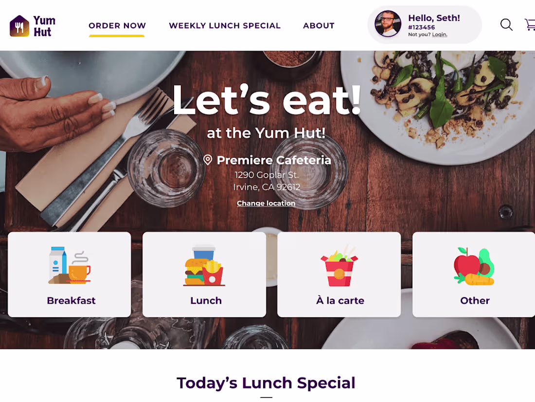 Cover image for Yum Hut (Concept)