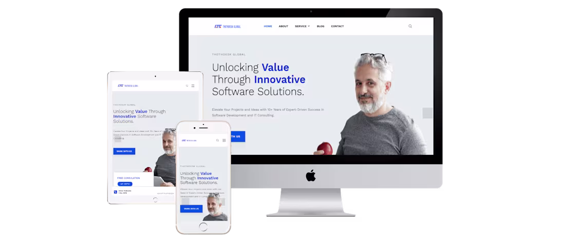 Cover image for Services website Full responsive