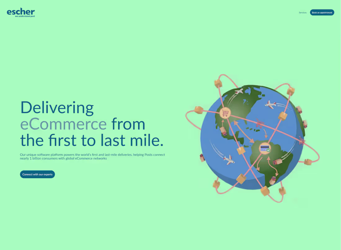 Cover image for Escher is a global leader