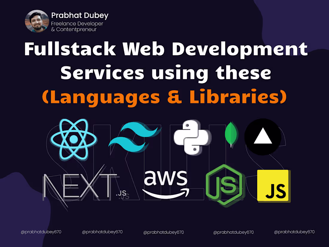 Cover image for Full stack (Mern) Development 