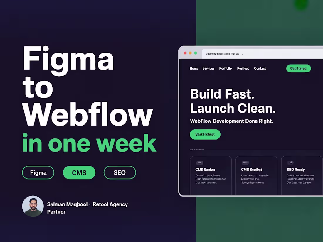 Cover image for Webflow Landing Page + Automation Integration