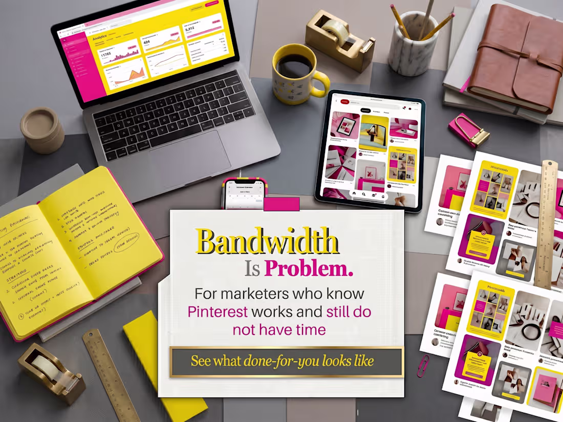 Cover image for Sample Pinterest pin created for