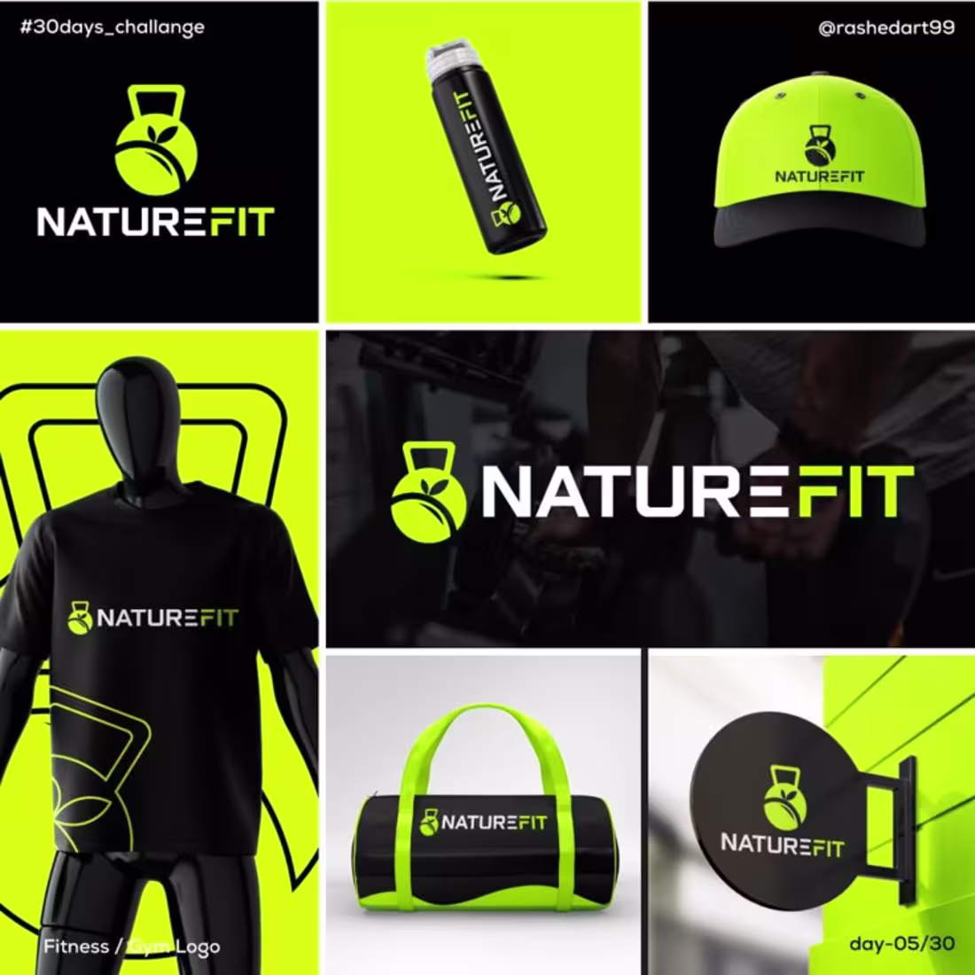Cover image for NatureFit Brand Identity Design