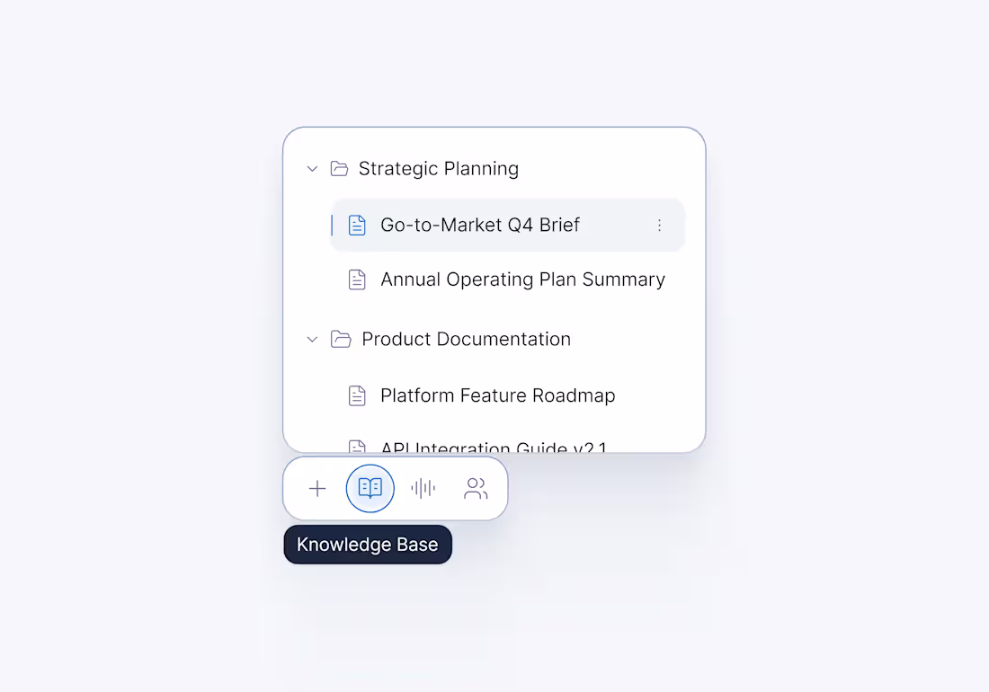 Cover image for Knowledge base selection for AI powered text editor
